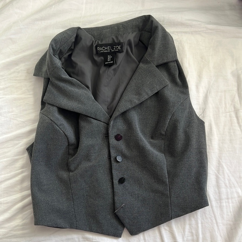 Y2k sexy Gray Vest
